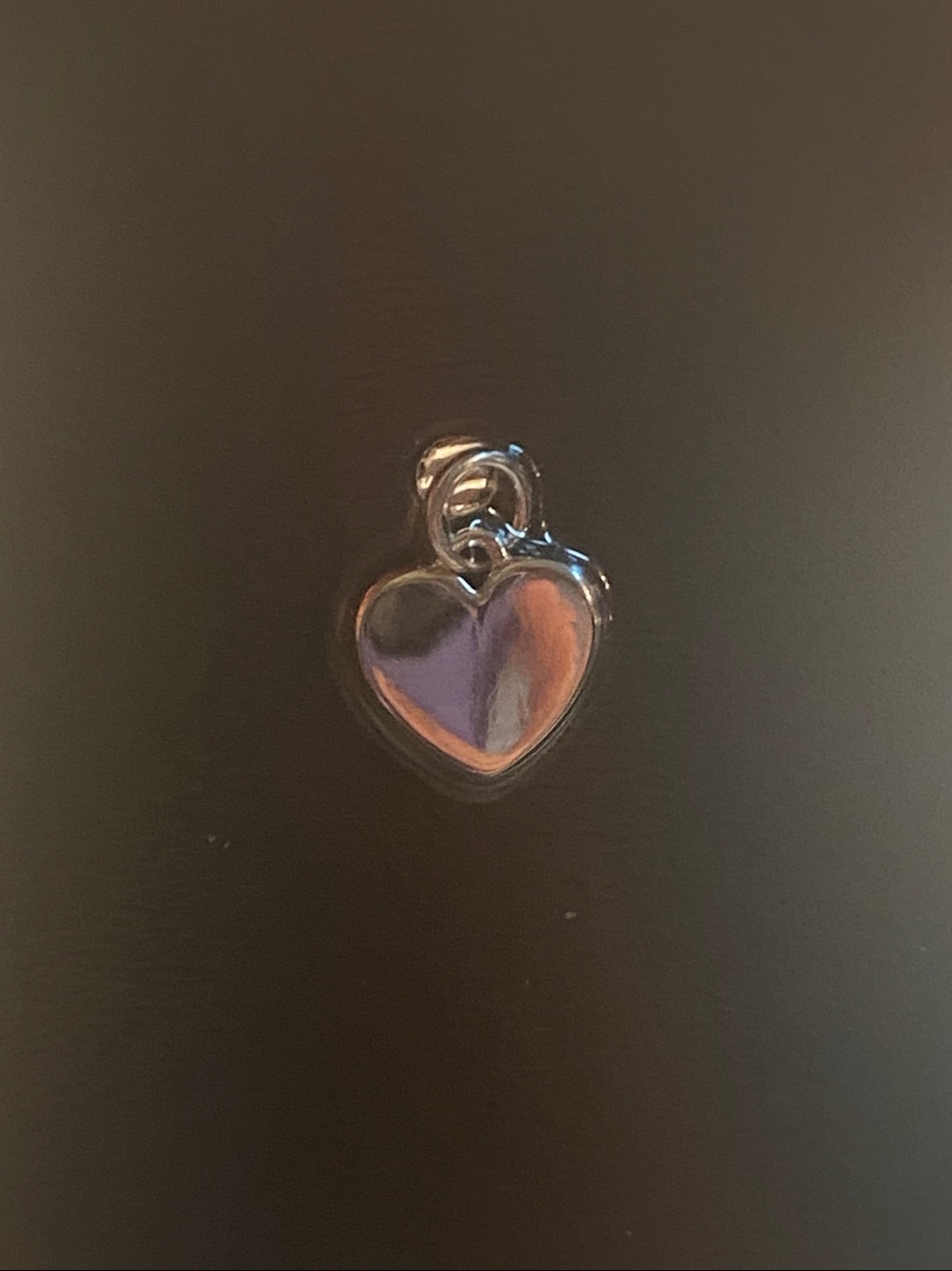 NWT 925 Sterling Silver Heart Charm Dainty Pendant